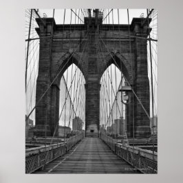 Brooklyn Bridge i New York City Poster