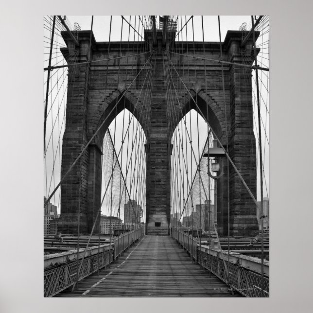 Brooklyn Bridge i New York City Poster (Framsidan)