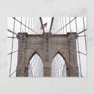 Brooklyn Bridge i New York City Vykort