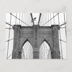 Brooklyn Bridge i New York City Vykort