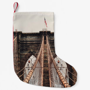 Brooklyn Bridge i New Yorkabstract, america, amer Liten Julstrumpa