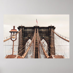 Brooklyn Bridge i New Yorkabstract, america, amer Poster