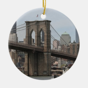 Brooklyn Bridge Julgransprydnad Keramik