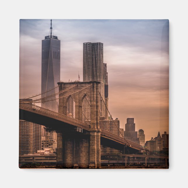 Brooklyn Bridge köksmagnet Magnet (Framsidan)