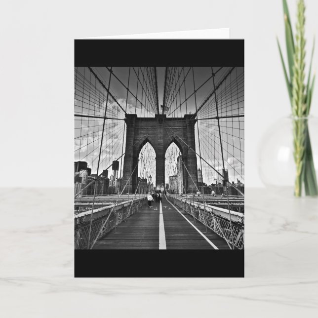Brooklyn Bridge Kort (Framsida)