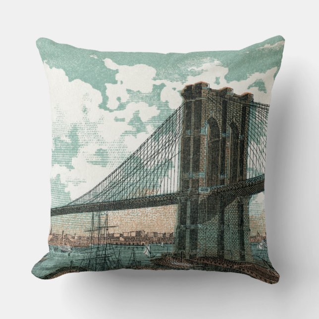 Brooklyn Bridge Kuddinkast Kudde (Framsida)