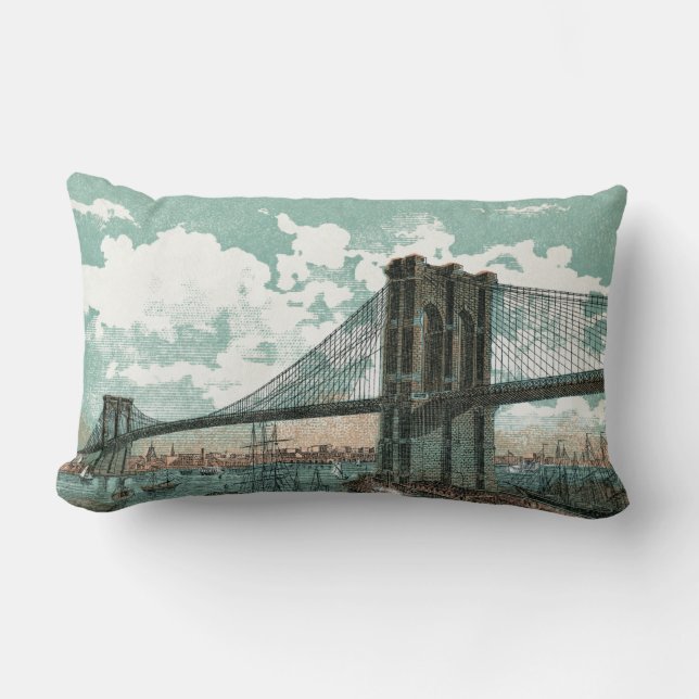 Brooklyn Bridge Ländryggskudde Lumbarkudde (Framsida)