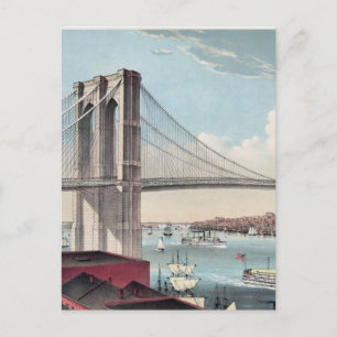 Brooklyn Bridge-målning Vykort