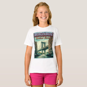 BROOKLYN BRIDGE - MANHATTAN - BROOKLYN - NEW YORK T SHIRT