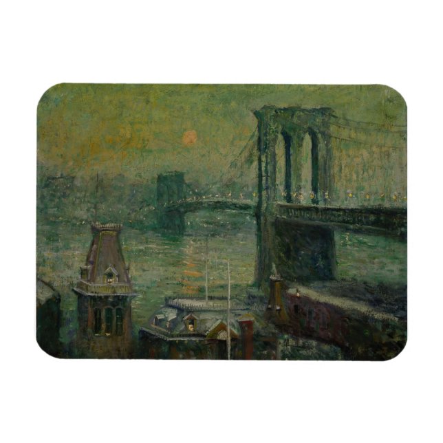 Brooklyn Bridge (mellan 1917 och 1920) Ernest Magnet (Horisontell)