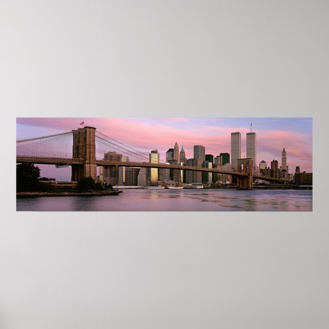 Brooklyn Bridge, morgon, 2000 Poster (Framsidan)