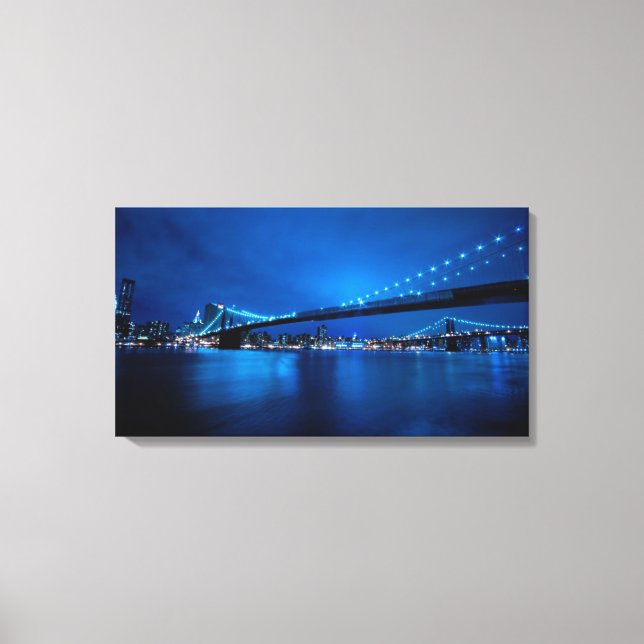 Brooklyn Bridge, New York Canvastryck (Framsida)