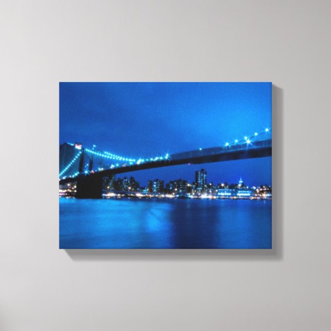 Brooklyn Bridge, New York Canvastryck (Framsida)