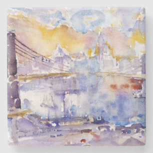 Brooklyn Bridge (New York City) (av John Marin) Stenunderlägg