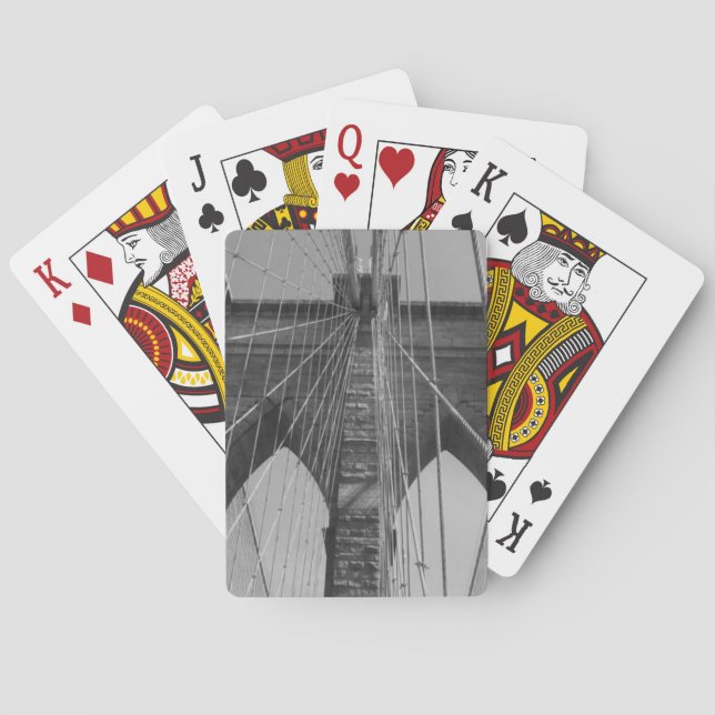 Brooklyn Bridge New York City Casinokort (Baksidan)