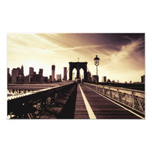 Brooklyn Bridge - New York City Fototryck