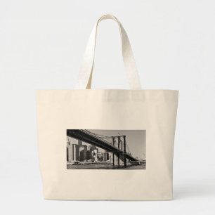 Brooklyn Bridge New York City Jumbo Tygkasse