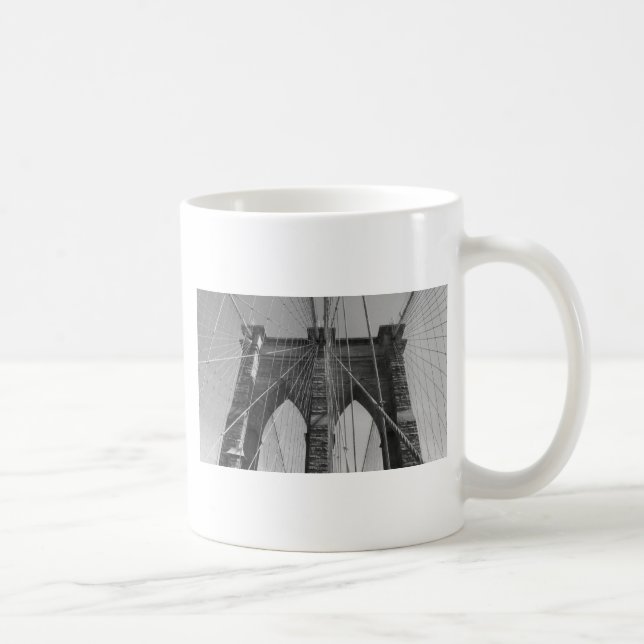 Brooklyn Bridge New York City Kaffemugg (Höger)