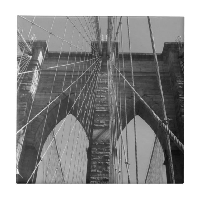 Brooklyn Bridge New York City Kakelplatta (Framsidan)
