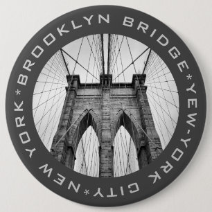 Brooklyn Bridge New-York City Landmark Anpassnings Knapp