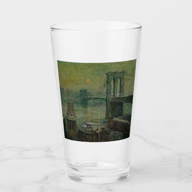 Brooklyn Bridge (New York City Landmark) (NYC) Glaskopp (Framsida)