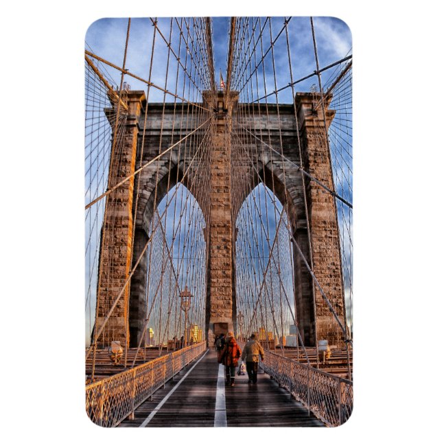 Brooklyn Bridge New York City Magnet (Vertikal)