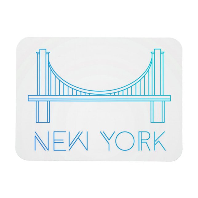 Brooklyn Bridge | New York City Magnet (Horisontell)