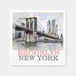 Brooklyn Bridge New York City Pappersservett