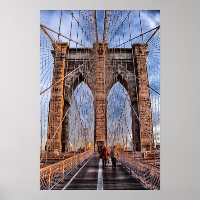 Brooklyn Bridge New York City Poster (Framsidan)