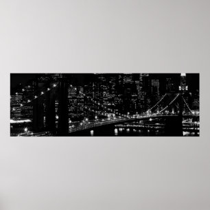 Brooklyn Bridge New York City Poster Skriv ut