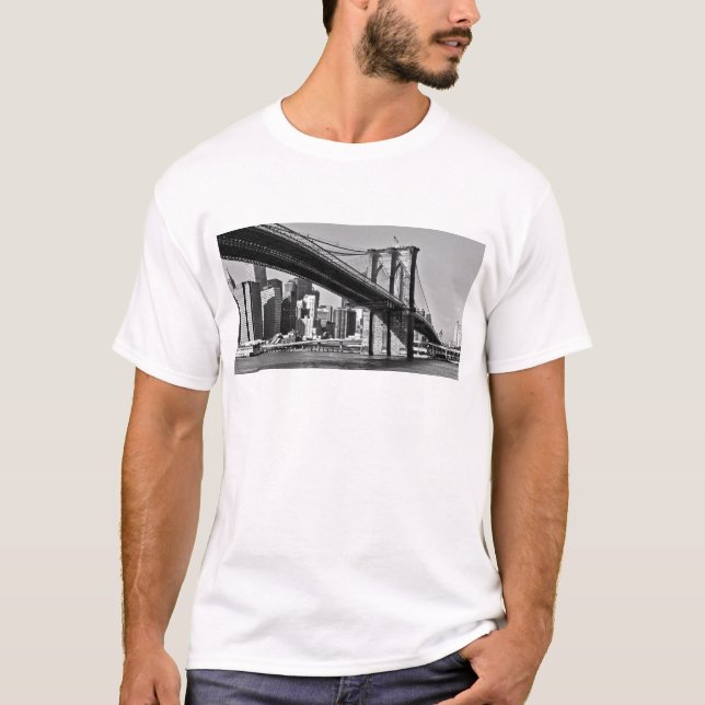 Brooklyn Bridge New York City T-shirt (Framsida)