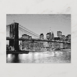 Brooklyn Bridge New York City Vykort