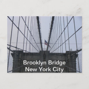 Brooklyn Bridge, New York City Vykort