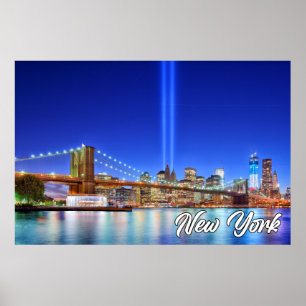Brooklyn Bridge, New York, Förenade Stater Poster