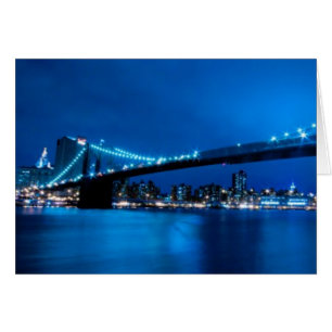Brooklyn Bridge, New York Hälsningskort
