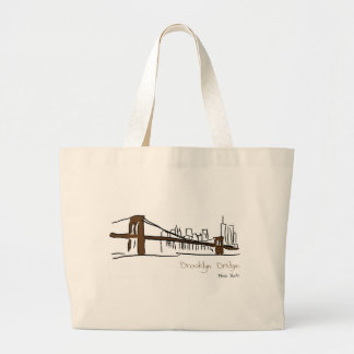 Brooklyn bridge New york illustration au trait Jumbo Tygkasse