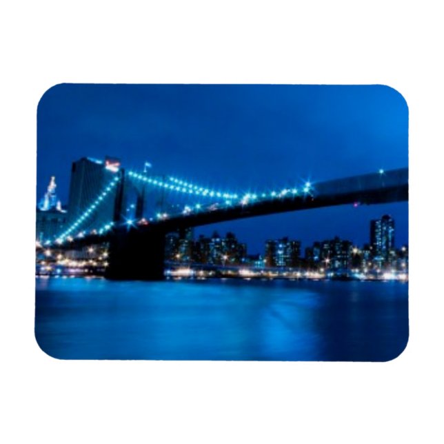 Brooklyn Bridge, New York Magnet (Horisontell)