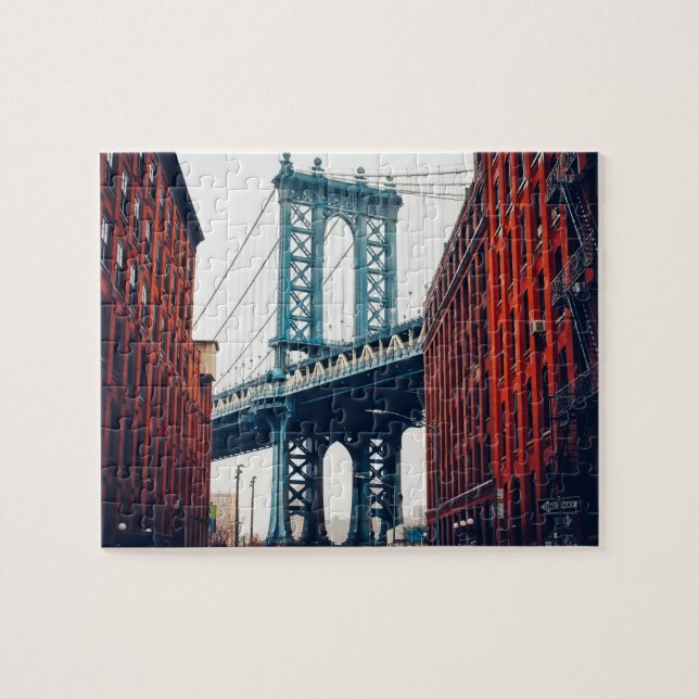 Brooklyn Bridge New York Photo Pussel (Horisontell)