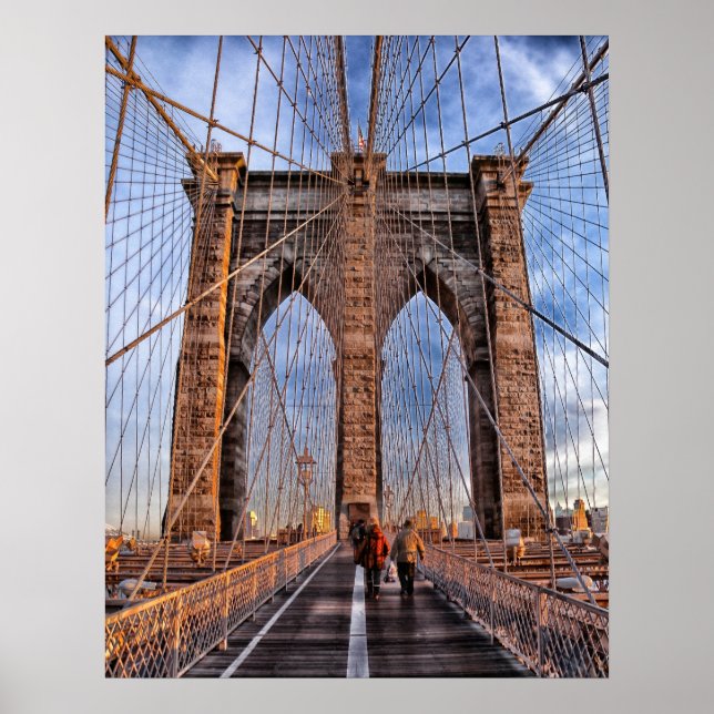 Brooklyn Bridge, New York Poster (Framsidan)