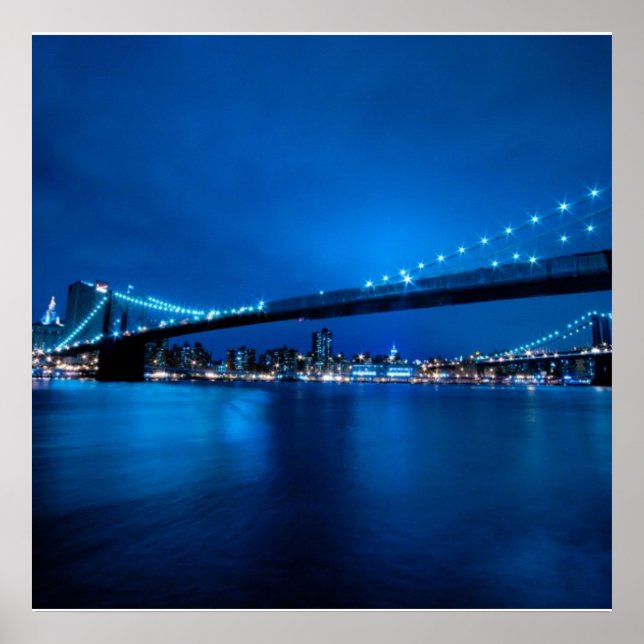 Brooklyn Bridge, New York Poster (Framsidan)