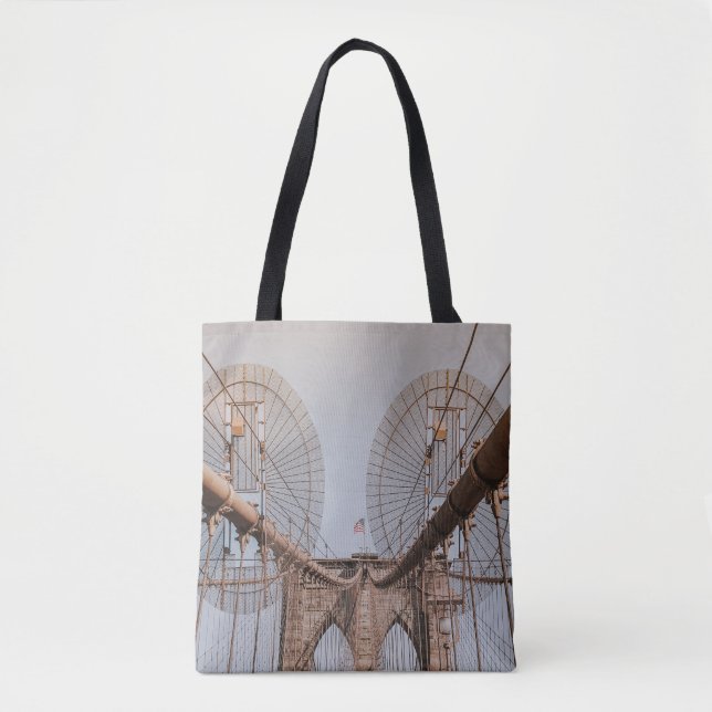 BROOKLYN BRIDGE NEW YORK TYGKASSE (Framsida)