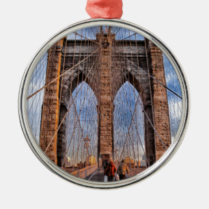 Brooklyn Bridge New York USA Julgransprydnad Metall