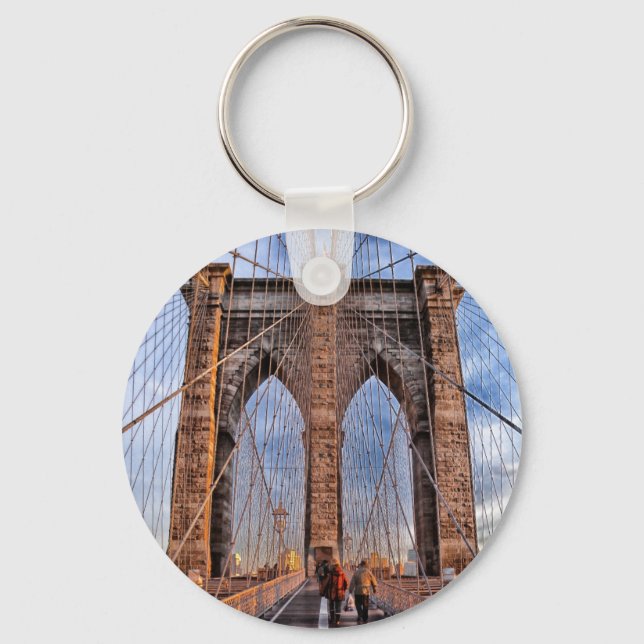 Brooklyn Bridge New York USA Nyckelring (Framsida)