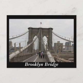 Brooklyn Bridge, New York Vykort