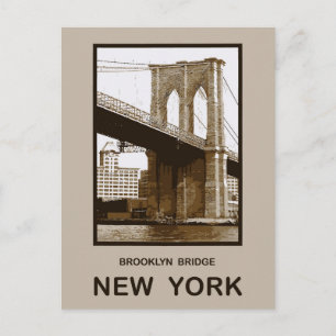 Brooklyn Bridge New York Vykort