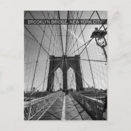brooklyn bridge, ny verkstad vykort