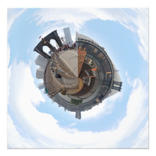 Brooklyn Bridge NYC 360 Degree Panorama Fototryck