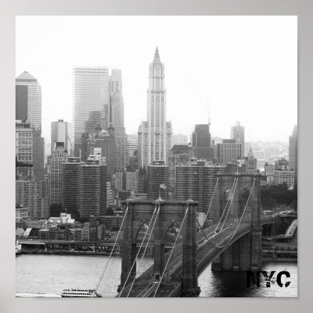 brooklyn bridge NYC Poster (Framsidan)