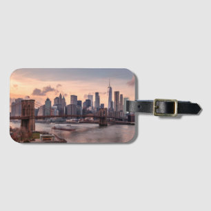 Brooklyn Bridge och Lower Manhattan Bagagebricka