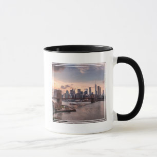 Brooklyn Bridge och Lower Manhattan Mugg